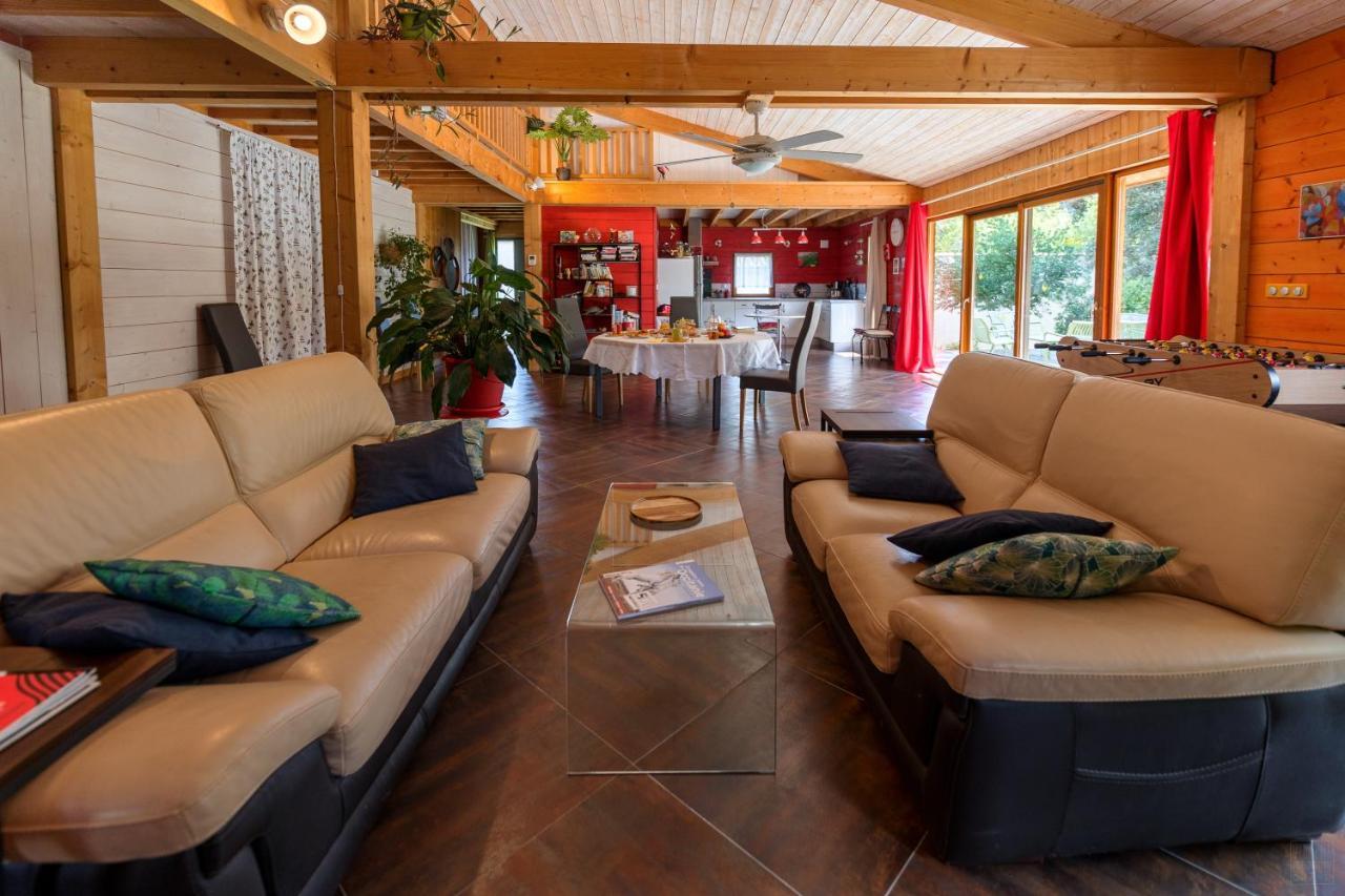 Chambre D'Hotes Neptune Wood Arzens Exterior photo